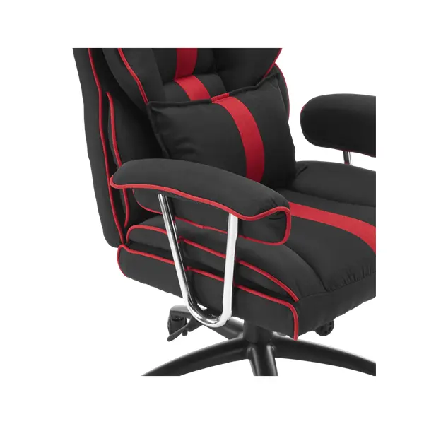 WHITE SHARK WS LE MANS LE MANS fekete/piros gamer szék, puha nyak, fej és hát párnák, lélegző felület, 120 kg-ig – 3. kép