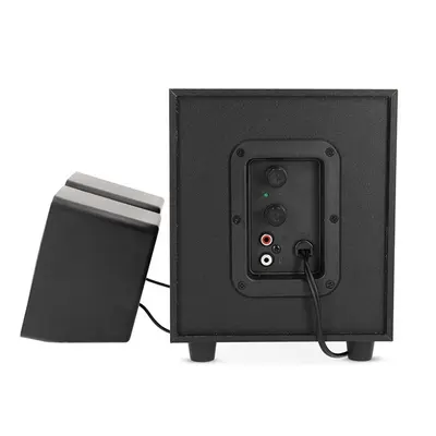 Nedis CSPR10021BK PC (hangfal) hangszóró 2.1, 33 W, 3,5mm sztereo jack – 2. kép