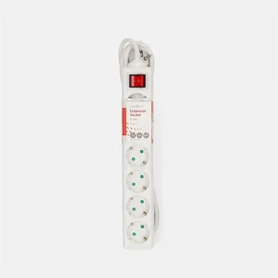 Nedis ESOC630F2WT 6 aljzatos kapcsolós (6-os) elosztó, 3 m, 3680 W, 16 A – 2. kép