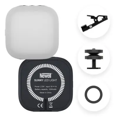 NEWELL Sunny LED lámpa, mágneses rögzítés, 5 fényerő fokozat, 3 világítási mód, 1000mAh, USD-C kábel – 2. kép