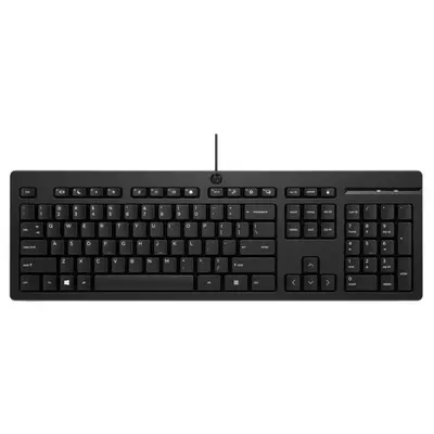 HP vezetékes billentyűzet 125 G2 - fekete