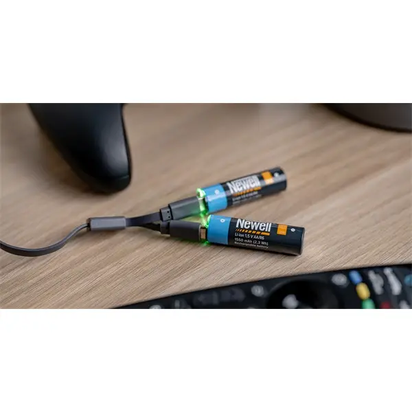 NEWELL USB-C 1550 ceruza elem akkumulátor, R6, AA, tartozék USB-A / USB-C kábel, 40 hónap garancia – 7. kép