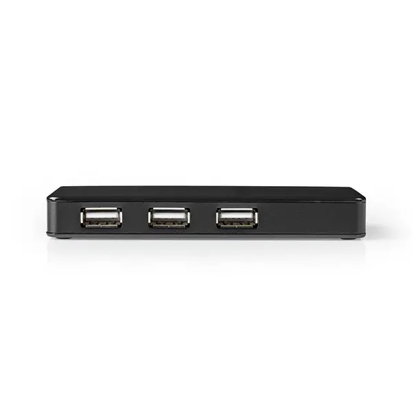 Nedis UHUBU2730BK aktív 7 portos USB HUB, USB 2.0, 5V táp – 3. kép
