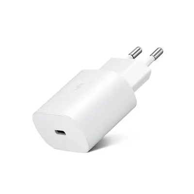 Samsung gyári USB hálózati töltő adapter TypeC bemenet 25W EPTA800EWE PD.3.0 Super Fast Charging fehér ECO csom