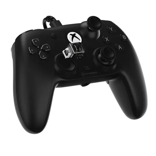 HYPERKIN Competitor Xbox Series|One/Windows 11|10 Xbox liszenszelt Vezetékes kontroller, Fekete – 3. kép