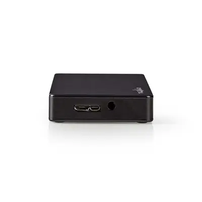 Nedis UHUBU3420BK aktív 4 portos USB HUB, USB 3.2 Gen 1, 5V táp – 2. kép
