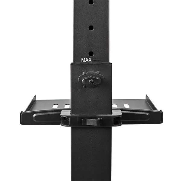 Nedis TVSM5100BK kerekes gurulós LCD TV/Monitor állvány (tartó konzol), 32"-55", szabadon álló, 35kg – 4. kép