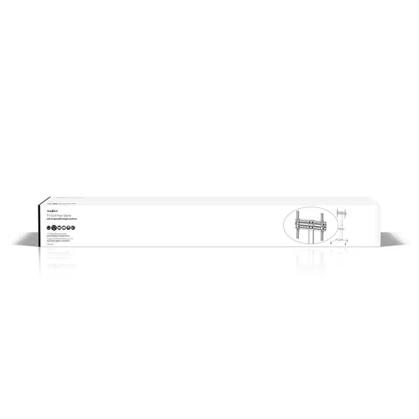 Nedis TVSM5100BK kerekes gurulós LCD TV/Monitor állvány (tartó konzol), 32"-55", szabadon álló, 35kg – 6. kép