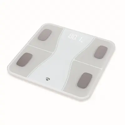 Nedis BTHPS11WT Bluetooth® okos személy mérleg, max. terhelés 180kg, Android™ / IOS
