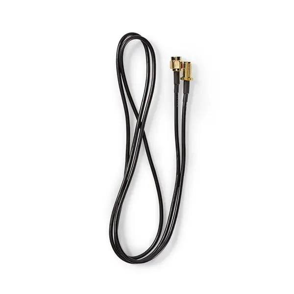 Nedis CSGL02210BK10 SMA kábel, RP SMA férfi, RP SMA női, Aranyozott, 50 Ohm, Egyetlen árnyékolt, 1 m – 4. kép
