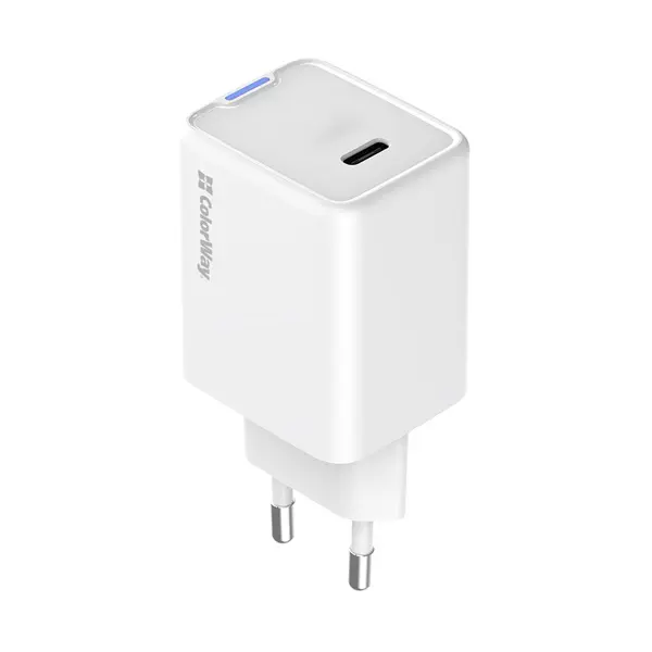 COLORWAY AC töltő GaN Mini CW-CHS057PD-WT 45W PD port PPS USB-C fehér – 4. kép
