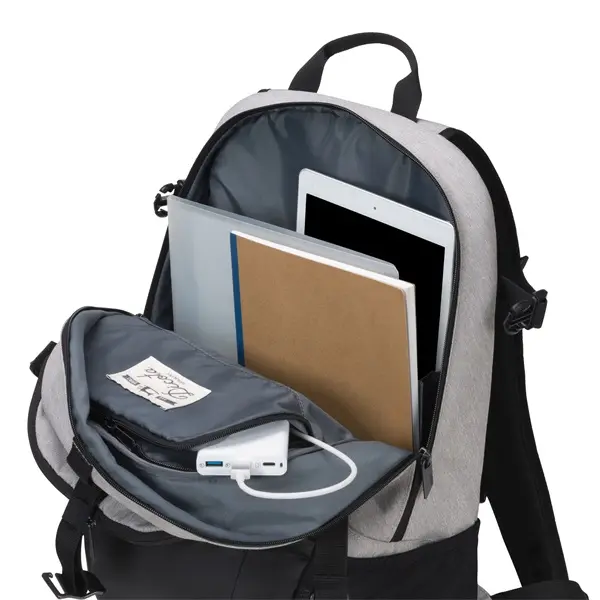 DICOTA D31764 Notebook hátizsák GO 13-15.6" Világosszürke – 8. kép