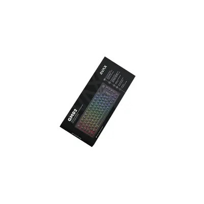 AVAX Vezetékes Billentyűzet GM02 USB, Fekete, Mechanikus, Red Switch, HUN – 2. kép
