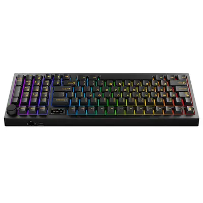 AVAX Vezetékes/Vezeték Nélküli Billentyűzet GM03 PRO USB, Fekete, Mechanikus, Brown Switch, HUN – 2. kép