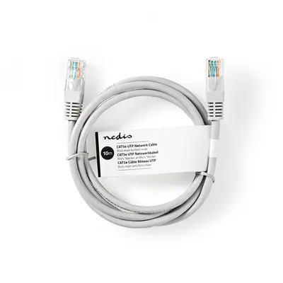Nedis CCGT85100GY100 UTP Cat5e patch kábel, RJ45, 10/100/1000 Mbit/s, hossz 10m – 2. kép