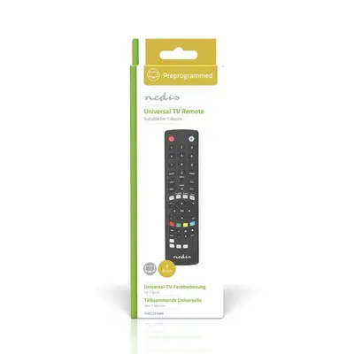 Nedis TVRC2310BK univerzális TV / műholdvevő távirányító, Amazon Prime, Disney+, Netflix, Google Play, Youtube gomb – 2. kép