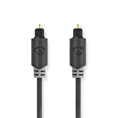 Nedis CABW25000AT10 optikai audió kábel, TosLink dugó, hossz: 1m – 2. kép