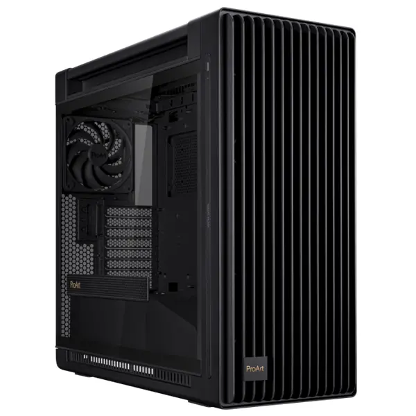 ASUS Ház ProArt PA602, Tápegység nélkül, Fekete, Üvegfalú