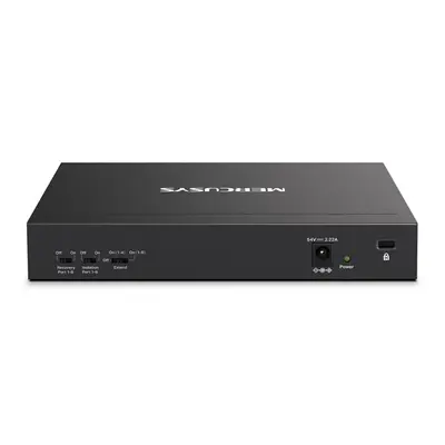 MERCUSYS Switch 8x100Mbps(8xPOE+) + 2xLAN(1000Mbps), Fémházas Asztali/Rackes, MS110CMP – 2. kép