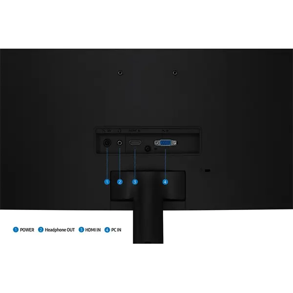 SAMSUNG Ívelt VA 100Hz monitor 27" S39GD, 1920x1080, 16:9, 250cd/m2, 4ms, HDMI/VGA – 6. kép