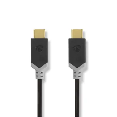 Nedis CCBW64700AT10 USB3.2 Gen 1 USB-C (USB C) dugó - dugó, 60 W, 4K@60Hz, 5 Gbps, 1m