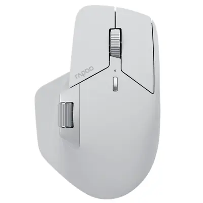RAPOO 226037, RAPOO MULTIMODE "MT760L" BLUETOOTH + 2,4GHZ OPTIKAI EGÉR, FEHÉR