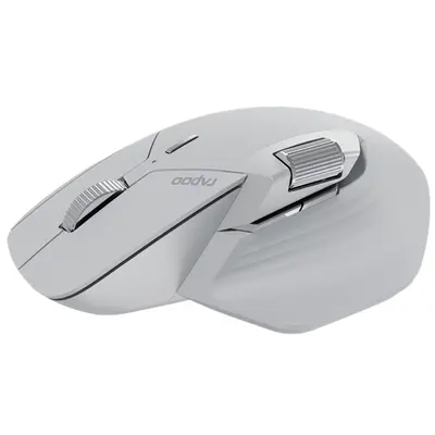 RAPOO 226037, RAPOO MULTIMODE "MT760L" BLUETOOTH + 2,4GHZ OPTIKAI EGÉR, FEHÉR – 2. kép