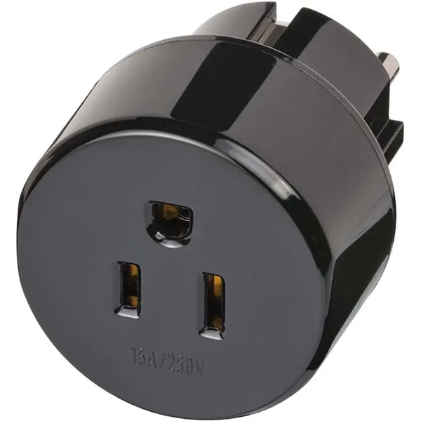 Nedis Brennenstuhl BN-1508520 travel, utazó adapter USA, Kanada, Japán, Mexiko, Dominika aljzat - Európa dugó