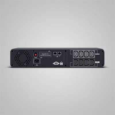 CYBERPOWER UPS 8xIEC C13 ,1xUSB 1600VA 1000W Aktív PFC, színuszus szünetmentes,LINE-INTERAKTÍV, AVR, színes LCD, rack – 2. kép