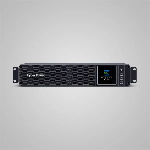 CYBERPOWER UPS 8xIEC C13 ,1xUSB 2000VA 1200W Aktív PFC, színuszus szünetmentes,LINE-INTERAKTÍV, AVR, színes LCD, rack – 3. kép