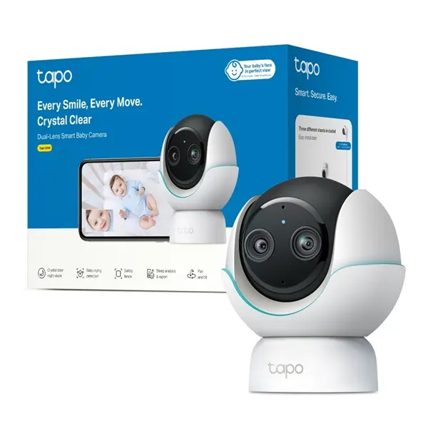 TP-LINK Wireless Kamera Cloud beltéri forgatható színes éjjellátó Smart AI Baba Monitor, TAPO C840 – 5. kép