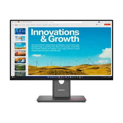LENOVO Monitor - ThinkVision P24qd-40; 23,8" QHD 2560x1440 IPS 120Hz, 16:9, 1500:1, 300cd/m2, 4ms, HDMI,DP,USB ABC, RJ45