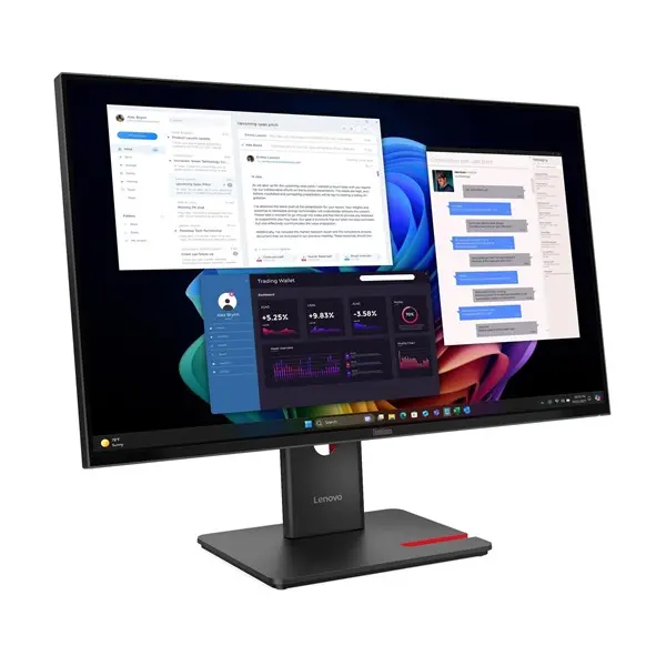 LENOVO Monitor - ThinkVision T27UD-40; 27" 4K 3048x2160 IPS 60Hz, 16:9, 1500:1, 350cd/m2, 4ms, HDMI, DP, USB AC, RJ45 – 2. kép