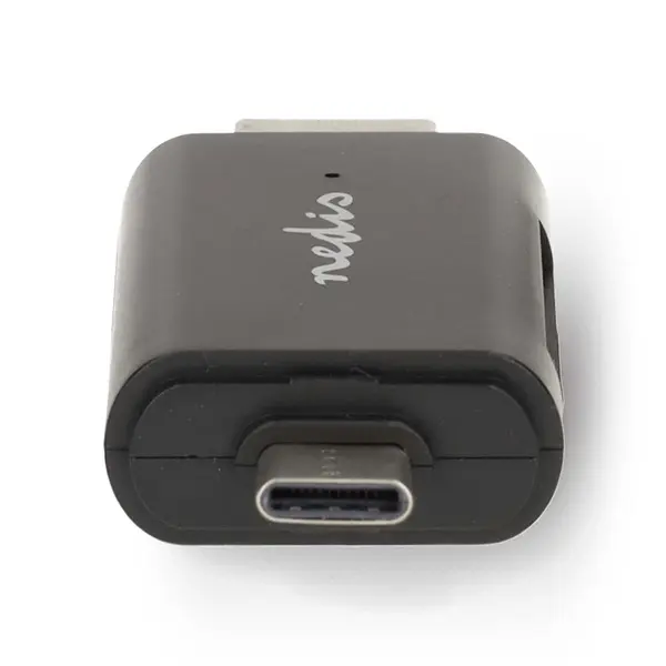 Nedis CRDRU2110BK USB2.0 - USBC kártyaolvasó microSD (TF) / microSDHC (TF) / microSDXC (TF) / SD / SDHC / SDXC – 3. kép