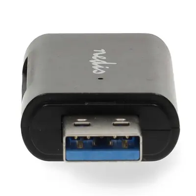 Nedis CRDRU3110BK USB3.2 Gen1 - USBC kártyaolvasó microSD (TF) / microSDHC (TF) / microSDXC (TF) / SD / SDHC / SDXC – 2. kép
