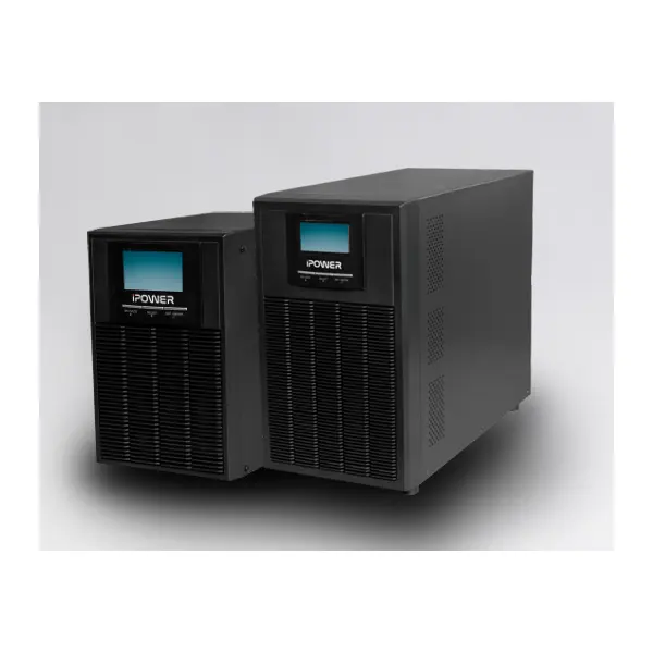 iPOWER UPS, 3000VA, 3000W, 8x IEC C13 + 1x C19 SNMP/USB/RS-232, szünetmentes tápegység, LCD kijelző, AVR, online, tower