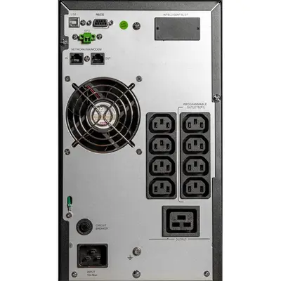 iPOWER UPS, 3000VA, 3000W, 8x IEC C13 + 1x  C19 SNMP/USB/RS-232, szünetmentes tápegység, LCD kijelző, AVR, online, tower – 2. kép