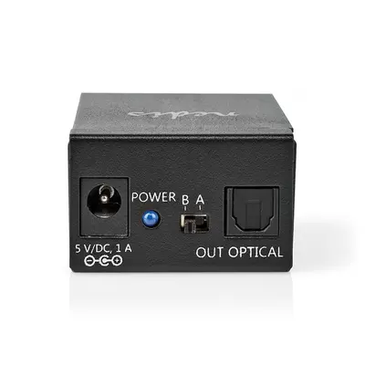 Nedis ASWI2512BK digitális audio kapcsoló 2x Toslink – 2. kép