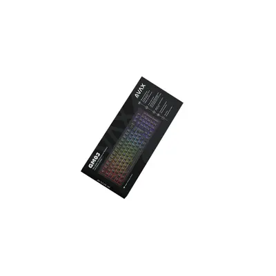 AVAX Vezetékes Billentyűzet GM03 USB, Fekete, Mechanikus, Red Switch, HUN – 2. kép