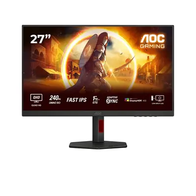AOC IPS Gaming 260Hz monitor 27" Q27G4ZR, 2560x1440, 16:9, 400 cd/m2, 0,3ms, HDMIx2/DisplayPort