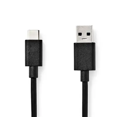 Nedis CCGW61600BK10 USB 3.2 Gen 1, USB-A dugó - USB-C (USB C) dugó kábel, 60W, 1m – 2. kép