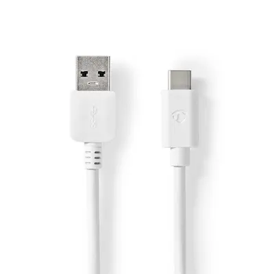 Nedis CCGW61600WT10 USB 3.2 Gen 1, USB-A dugó - USB-C (USB C) dugó kábel, 60W, 1m – 2. kép