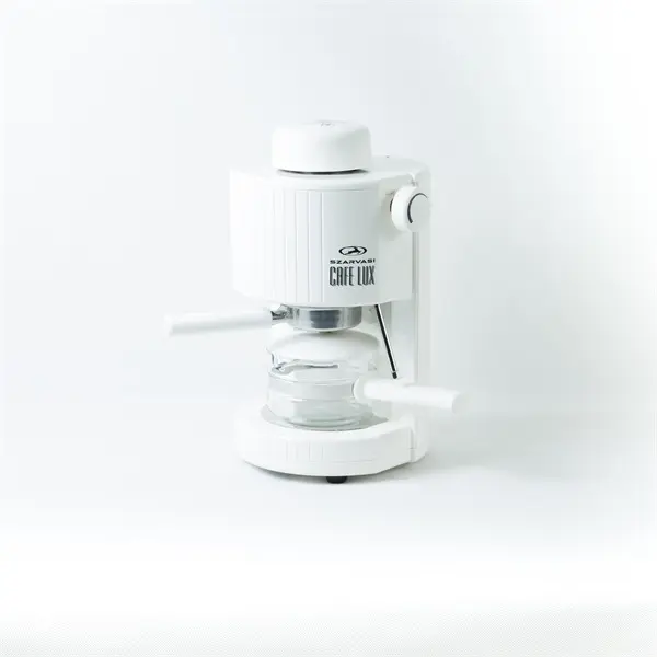 Szarvasi SZV-620 Cafe Lux presszókávéfőző, fehér, 800W, 3,04 bar nyomás, 0,4L víztartály, gőzfúvóka