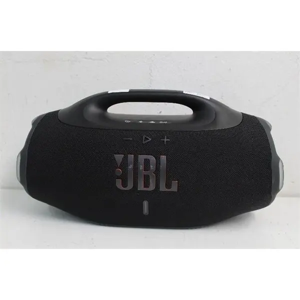 JBL BOOMBOX 4 hordozható bluetooth hangszóró, vízálló, porálló, 34 óra lejátszási idő, AI Sound Boost, fekete
