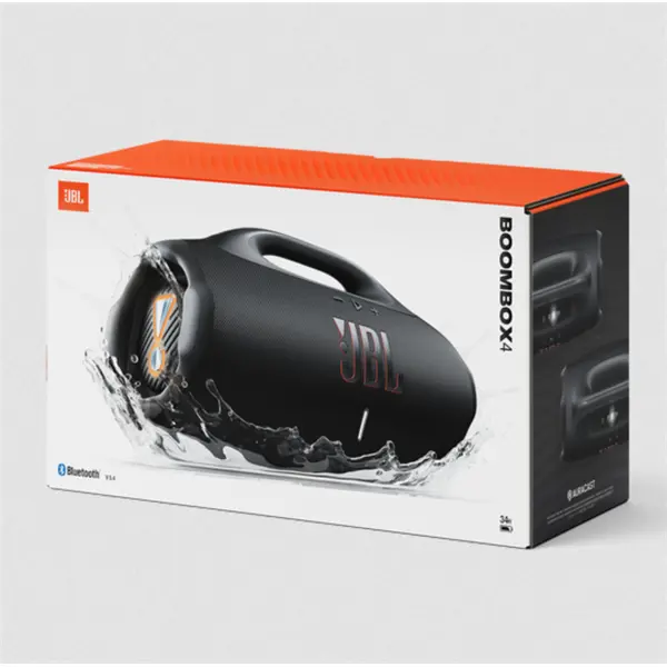 JBL BOOMBOX 4 hordozható bluetooth hangszóró, vízálló, porálló, 34 óra lejátszási idő, AI Sound Boost, fekete – 3. kép