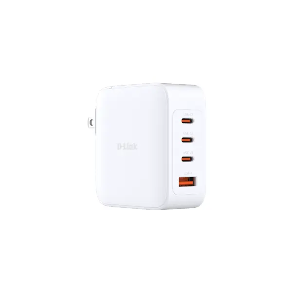 D-LINK Hálózati Adapter 100W GAN 3xUSB-C + 1xUSB, DCP-101/E