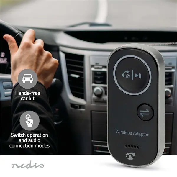 Nedis BTTC2500BK, bluetooth adó / vevő, akkumulátoros – 5. kép