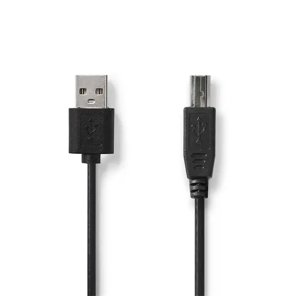Nedis CCGL60101BK30 USB2.0, USB A - B kábel, 480Mbs, hossz 3m – 2. kép