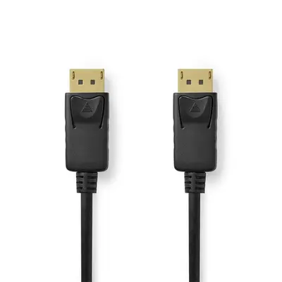Nedis CCGL37014BK20 Displayport 1.4 kábel, 8K@60Hz, aranyozott csatlakozók, 2m – 2. kép