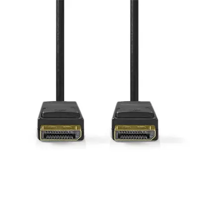 Nedis CCGL37014BK30 Displayport 1.4 kábel, 8K@60Hz, aranyozott csatlakozók, 3m